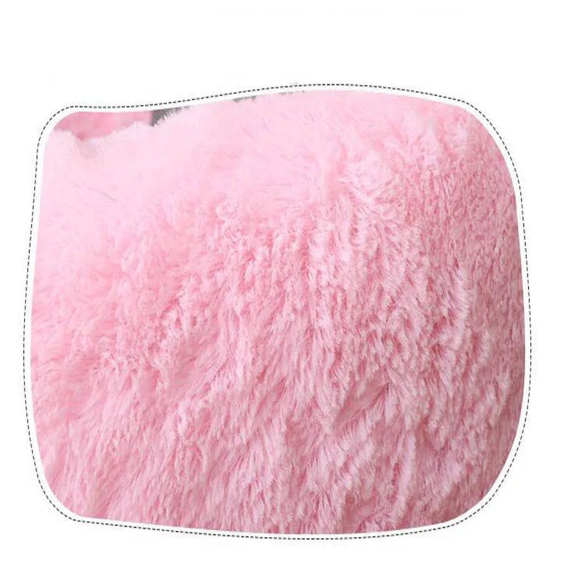 Превосходное лохматое меховое пончик Cuddler теплое плюшевое Домик принцессы кошки