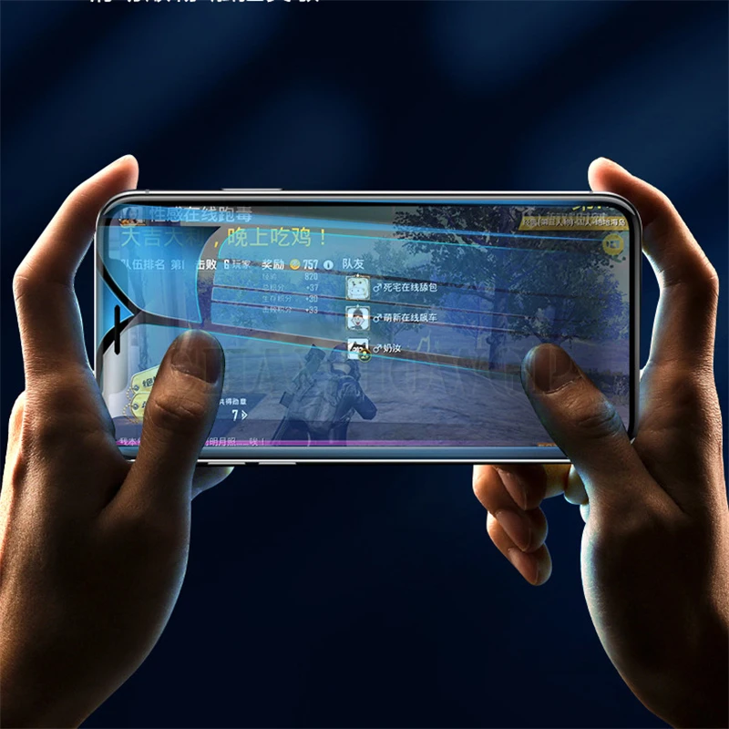 Прочное Закаленное стекло для iPhone 11 Pro Max полное покрытие пленка Apple iphone X XR XS 6 6s 7 8