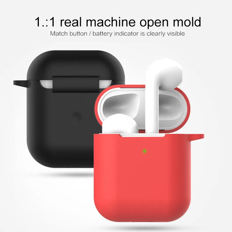 Силиконовый чехол для наушников SIFREE AirPods защитный Airpods коробка зарядки