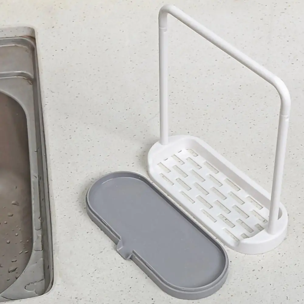 Держатель для кухонного полотенца тряпки вешалка над раковиной полка губки