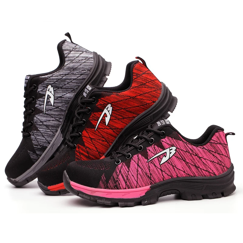 

Work Safety Shoes for Women Men Indestructible Shoes Work Boots Anti-Smashing Keep Warm Puncture Proof Velvet Cold Protection