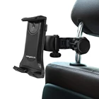 Автомобильный держатель на заднее сиденье планшета 4-11 дюймов, универсальный кронштейн, вращающийся на 360 градусов подголовник, микрофон, подставка для планшета, ПК для iPad Air pro 9,7