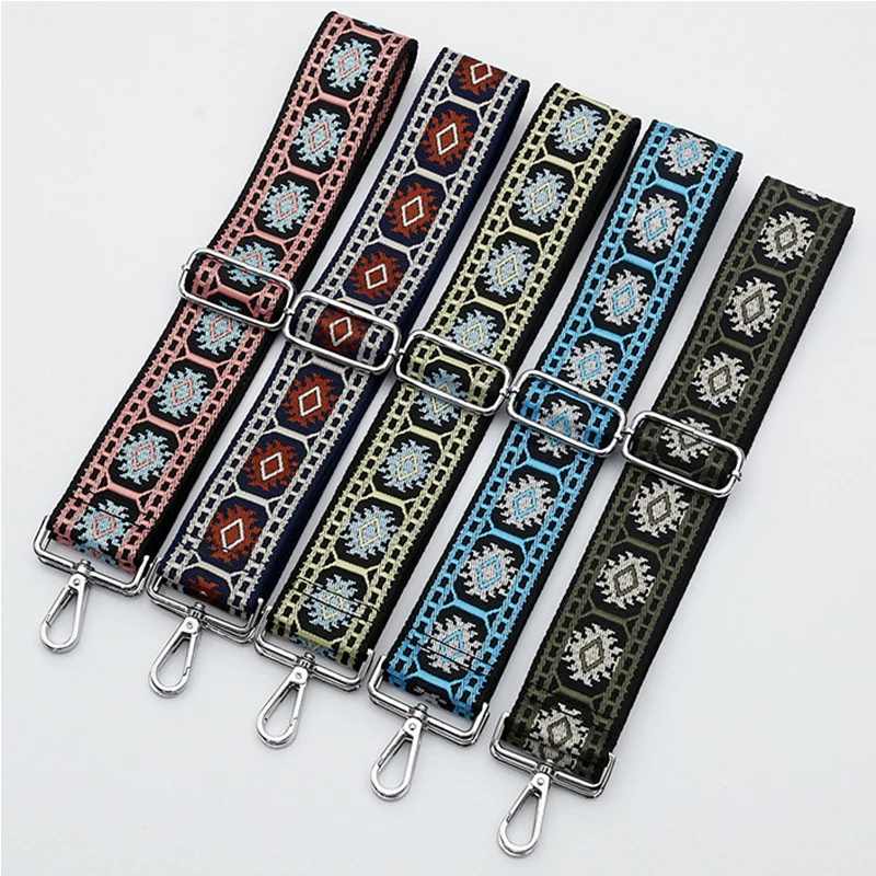 

Жаккардовые ремни для сумок, модный широкий ремень для сумки через плечо, сменный ремешок для аксессуаров