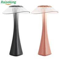 modern rechargeable led cordless table lamp touch control dimmable lights eye protect reading desk restaurant hotel decorative