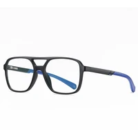 tr90 glasse frame for men women plastic titanium double bridge nose opticas large size fashion eyewear prescription eyeglasses