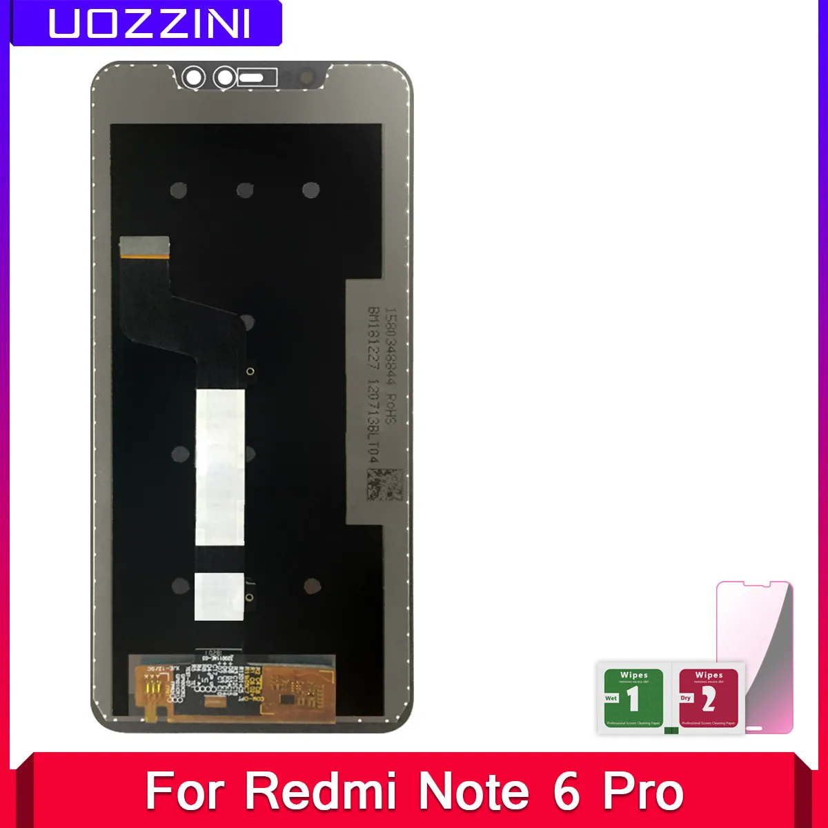 ЖК дисплей для Xiaomi Redmi Note 6/Note 6 Pro 26 дюйма 2 шт.|Экраны мобильных телефонов| |