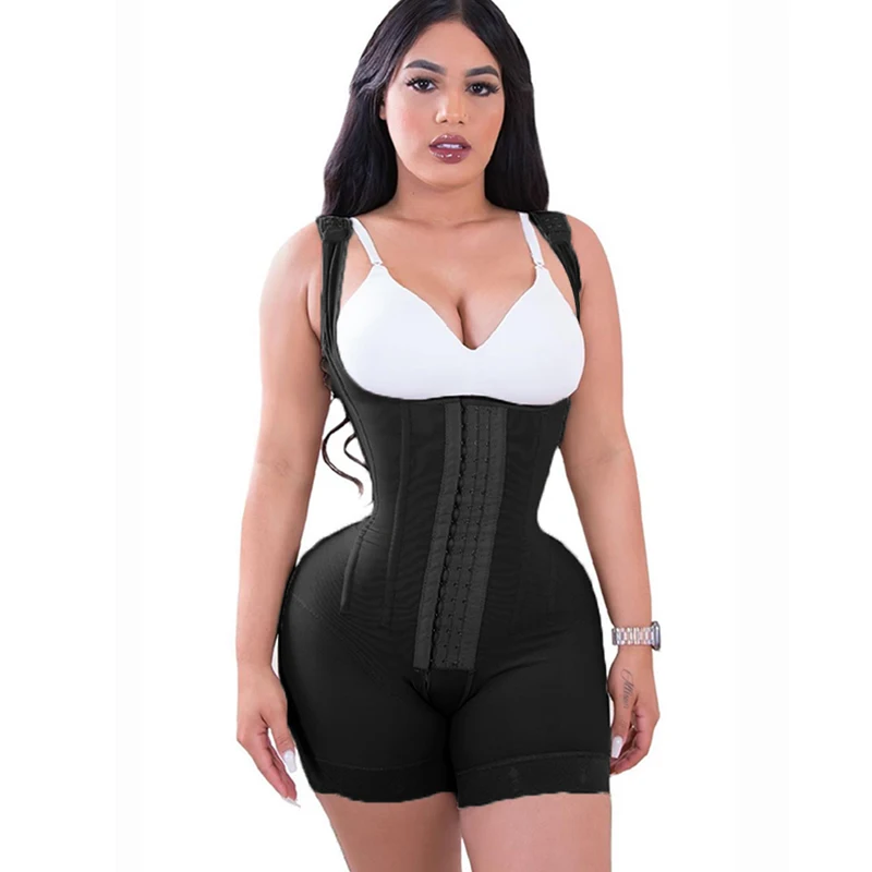 Women's High Double Compression Garment Abdomen Control HOOK AND EYE CLOSURE Tummy Control  Adjustable Bodysuit