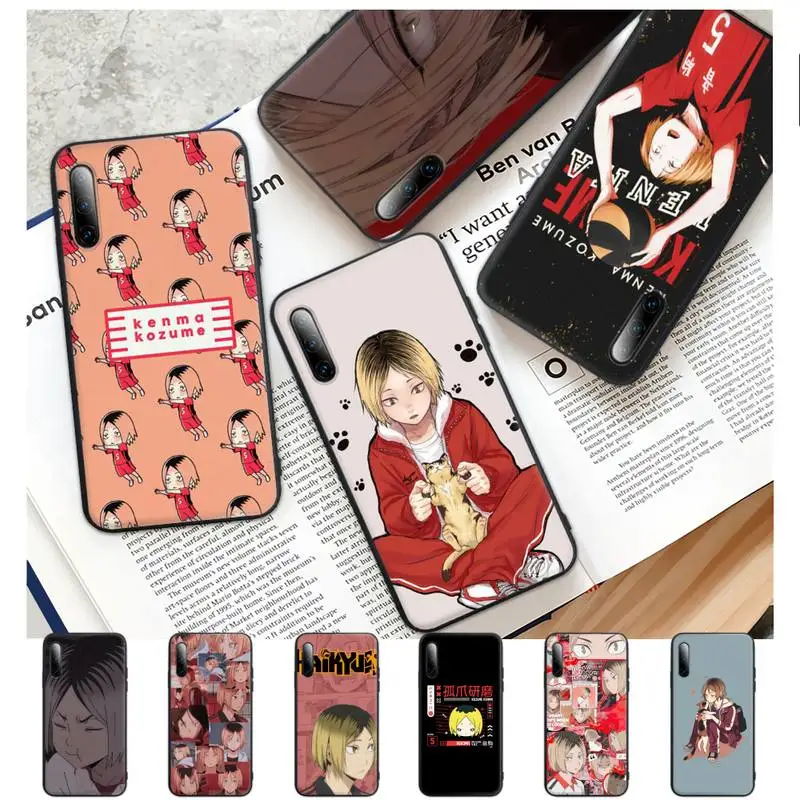 

Anime Kenma Kozume Of Haikyuu Black Silicone Mobile Phone Case For Honor 7A Pro 7C 10i 8 8A 8X 8S 9 10 20 Lite Cover