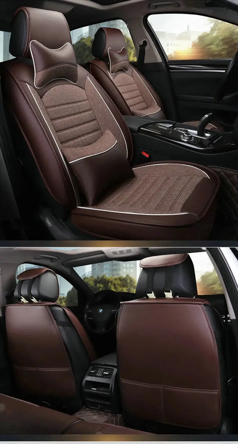 Передняя+ задняя крышка автомобильного сиденья для Volkswagen Passat b5 b6 b7 b8 golf 4 golf 5 golf 6 golf 7 tiguan Polo tiguan touareg Dacia duster