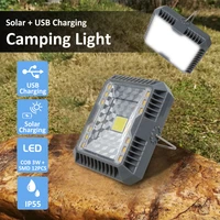 portable lantern camping light usbsolar charging flashlight camping tent light outdoor portable hanging lamp solar led lantern