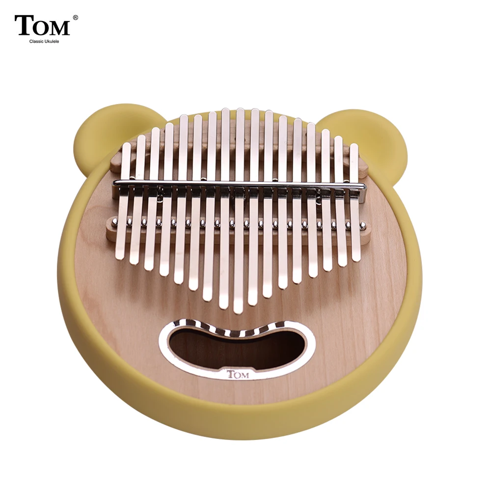Tom TK CI CT 17 Key Kalimba клавиш большой палец пианино кленовое дерево с сумкой для