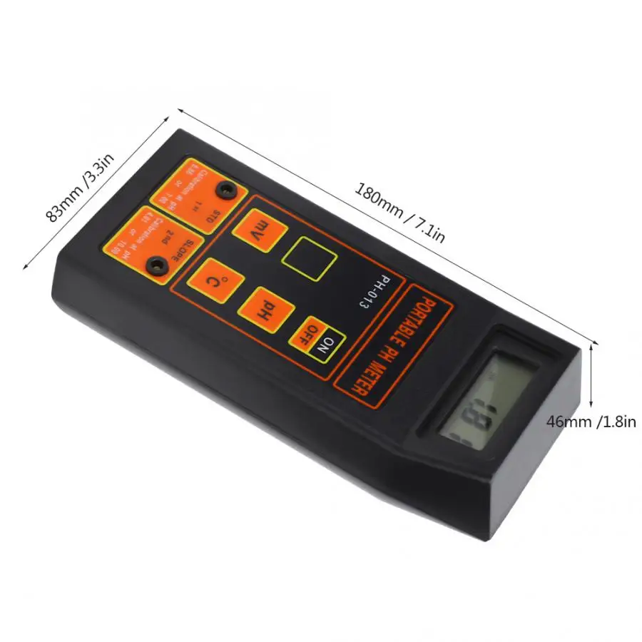 3в1 Профессиональный цифровой Ручной ОВП/рН измеритель температуры Датчик