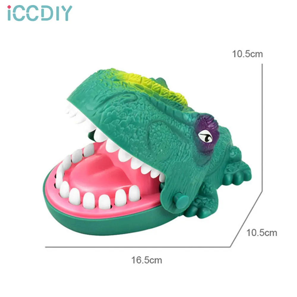 

Mouth Dentist Bite Finger Game Toy Funny Dinosaur Pulling Teeth Bar Games Toys for Children Interactive Novelty Gag Trick Jokes