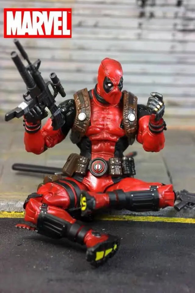 Marvel NECA Deadpool Ultimate Action Figure Toy Collection Model with Weapons Kids DIY Gift Toys | Игрушки и хобби