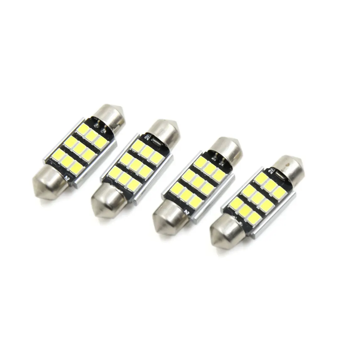 Uxcell 4 шт. белый 9 2835 SMD светодиодный 36 мм гирлянда купольная карта лампа для