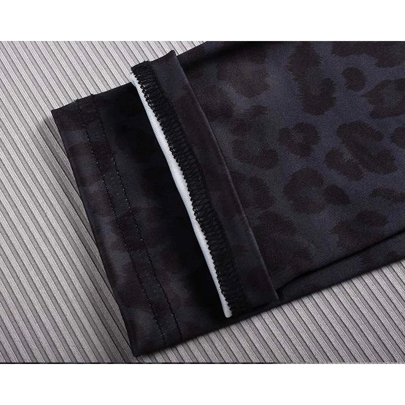 Легинсы для йоги luckylizz облегающие легинсы фитнеса с леопардовым принтом