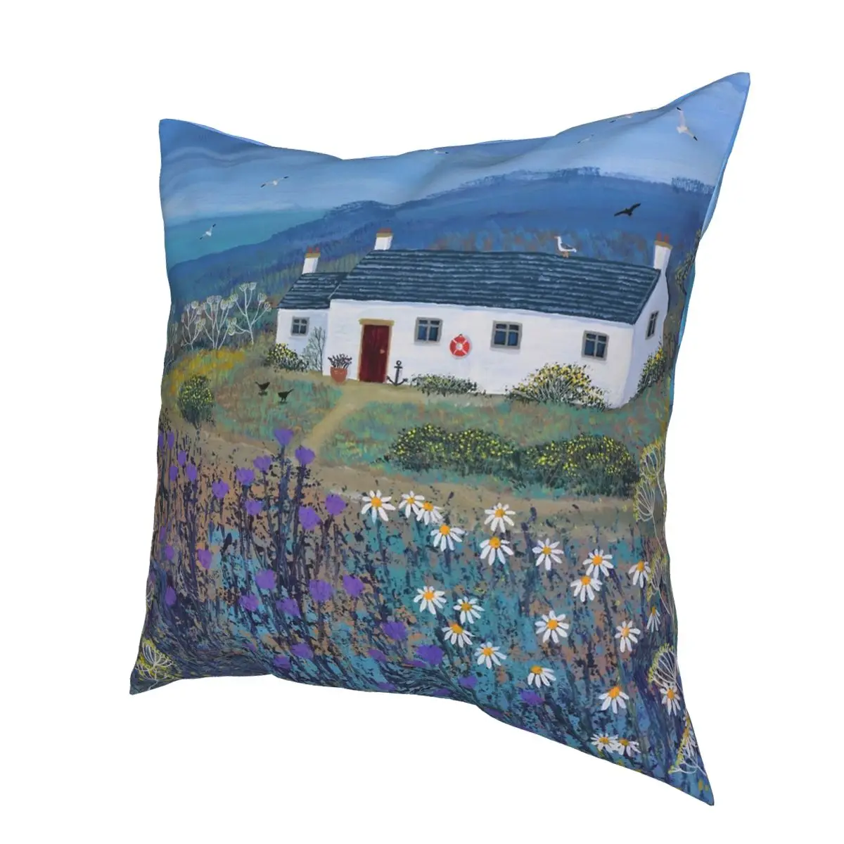 Место на берегу моря квадратная наволочка полиэстер узор Декор Чехлы подушки для