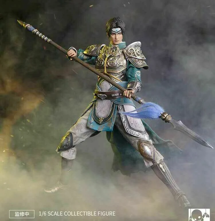 

In Stock 1/6 RingToys Hot Koei Game Zhao Yun Collectible 12" Dynasty Warriors Doll Action Figure Toy Model for Fans Holiday Gift