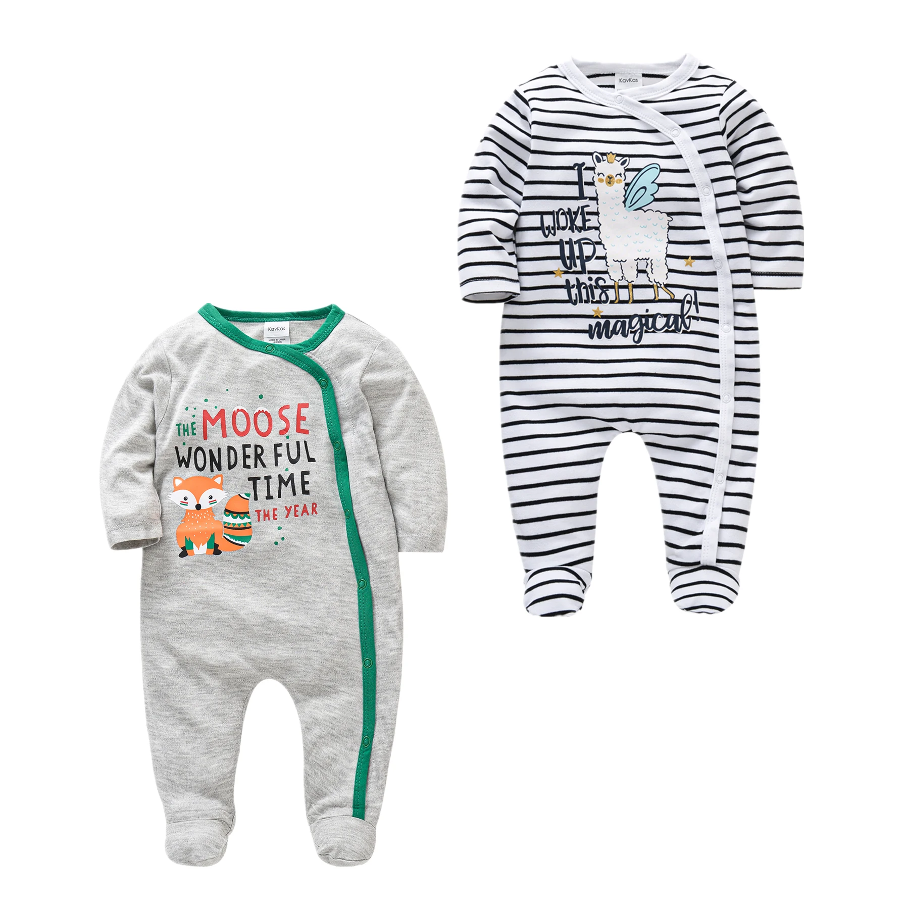 2 шт./лот Детские Комбинезоны Carters одежда для маленьких девочек полный рукав 100%