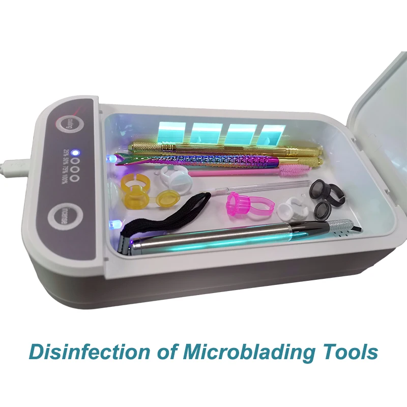 Портативный USB УФ стерилизатор для телефона/маски/микроблейдинга/тату