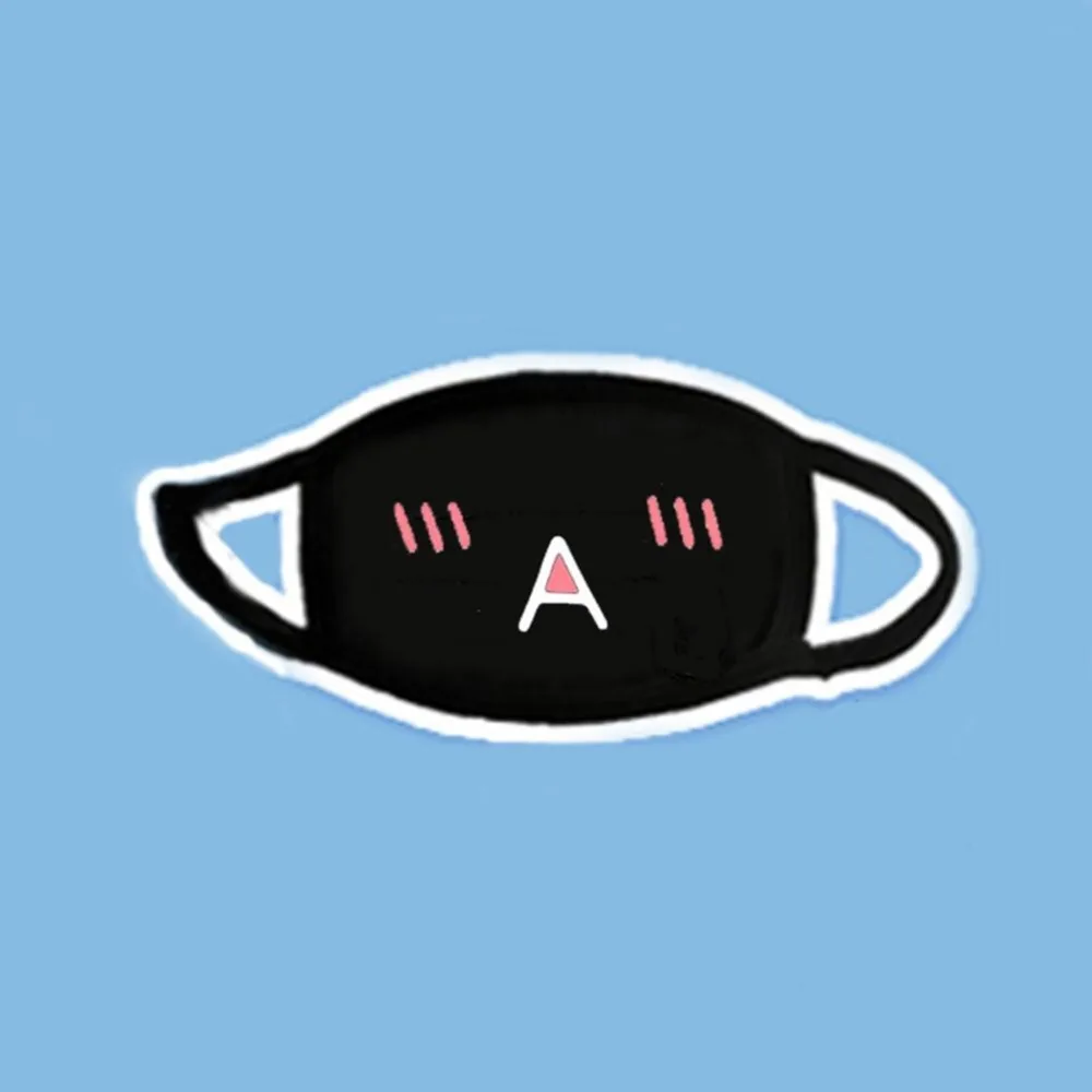 Мульти-стиль аниме мультфильм Kpop Счастливый медведь для женщин и мужчин муфельные маски со ртом для лица хлопок Пылезащитная маска для рта и лица