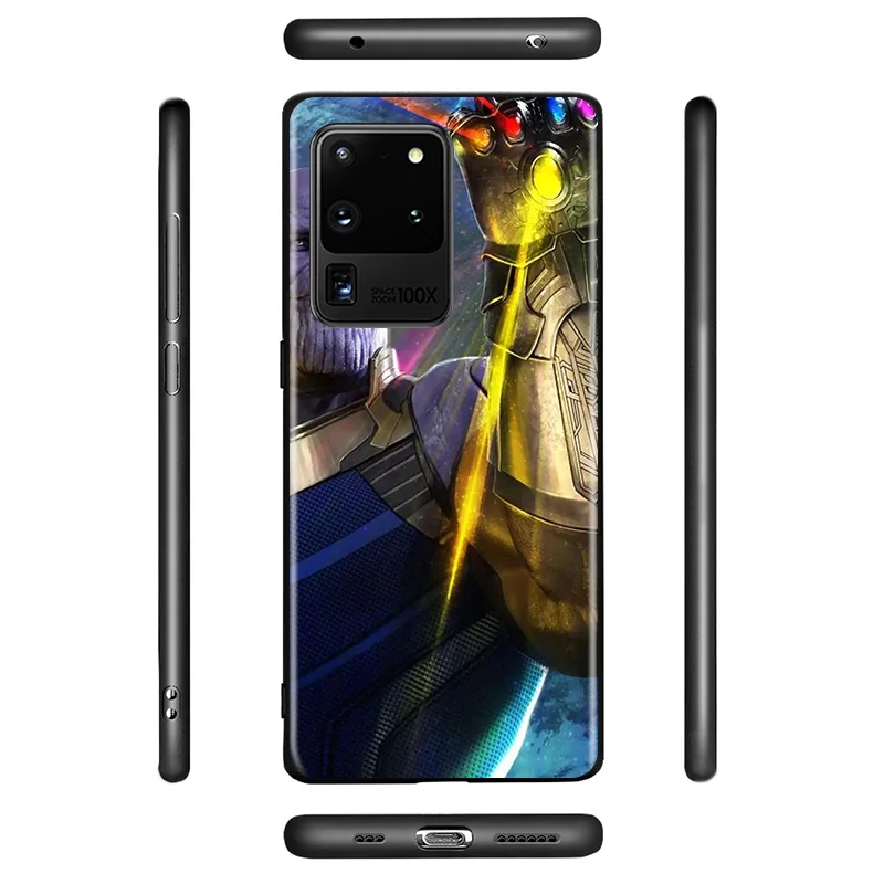 

Marvel Avengers Thanos For Samsung Galaxy A31 A51 A71 A91 A12 A32 A42 A52 A72 A02S A22 A01 Core TPU Silicone Black Phone Case