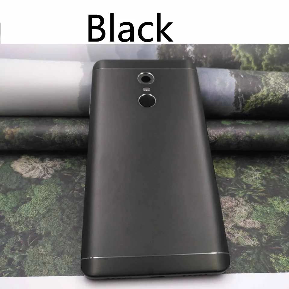 Black-No tool Note4X задняя крышка батарейного отсека для Xiaomi Redmi Note 4x задняя крышка батарейного отсека чехол на заднюю крышку корпус замена корпуса - Цвет: Black-No tool