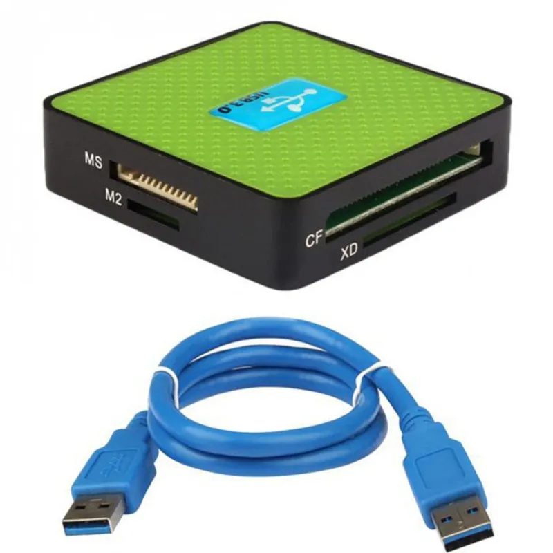 USB 3 0 устройство для чтения карт памяти все в одном 5 Гбит/с высокоскоростной TF CF XD