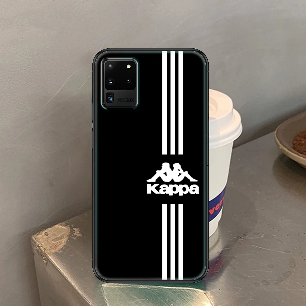 

fashion brand k-kappas Phone case For Samsung Galaxy Note 4 8 9 10 20 S8 S9 S10 S10E S20 Plus UITRA Ultra black art coque