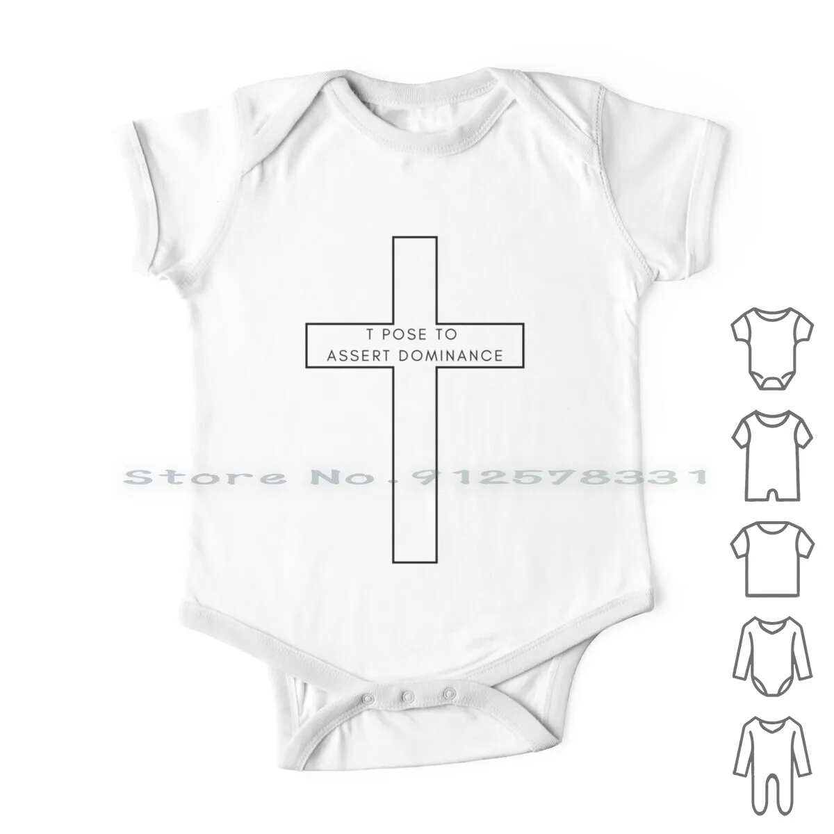 

T Pose To Assert Dominance Newborn Baby Clothes Rompers Cotton Jumpsuits T Pose To Assert Dominance Humor Joke Dank Memes Alpha