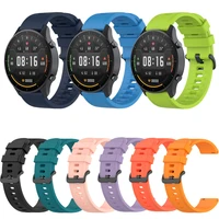 for xiaomi mi watch color strap silicone wristband bracelet 22mm band for mi smartwatch watchwrist replaceable accessories