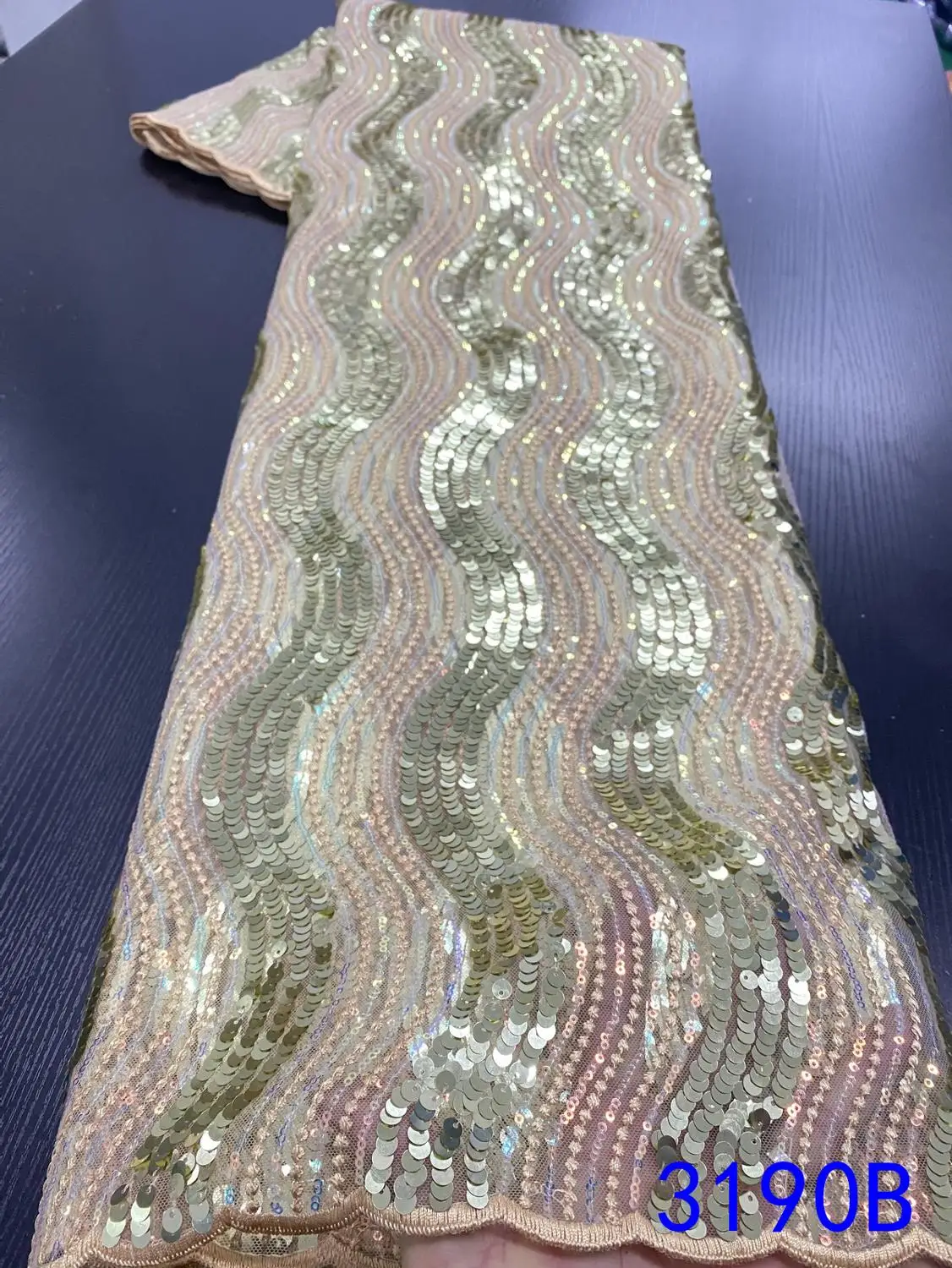 NIAI африканская кружевная ткань 2020 Высококачественная с блестками и вышивкой