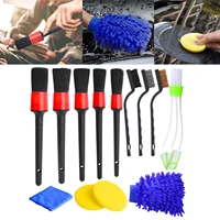 13pieces detailing brush set for cleaning engine interior air vent