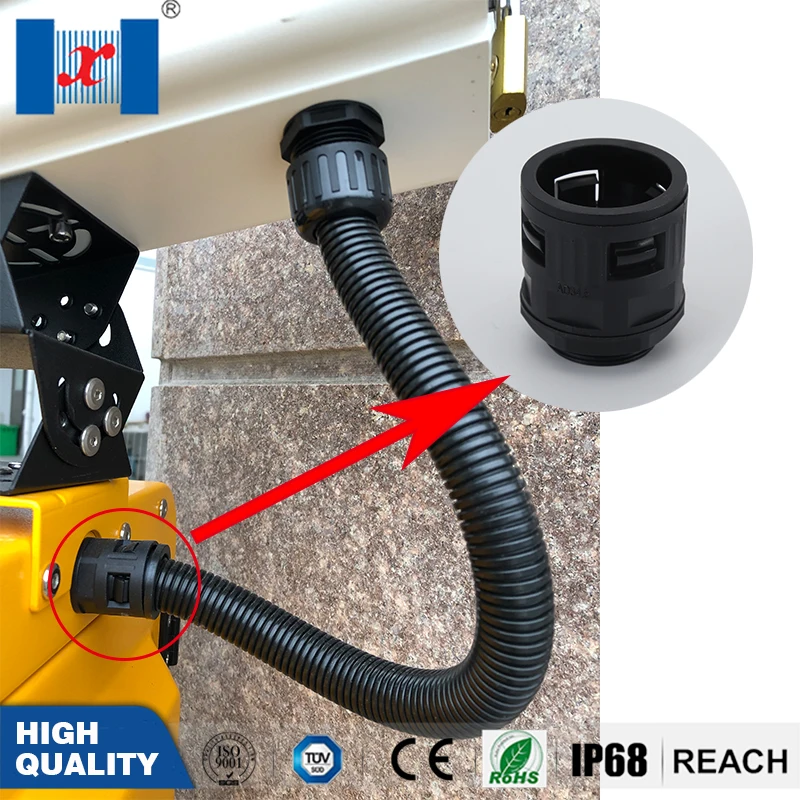 10 шт./лот PA шланг разъем карты Разъем AD15.8 пластиковые сильфонные нейлон быстрый