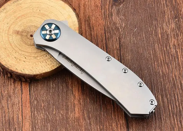 

3871 folding knife 8cr13mov blade all steel handle pocket outdoor camping hunting knife Tactical Survival knives EDC tool