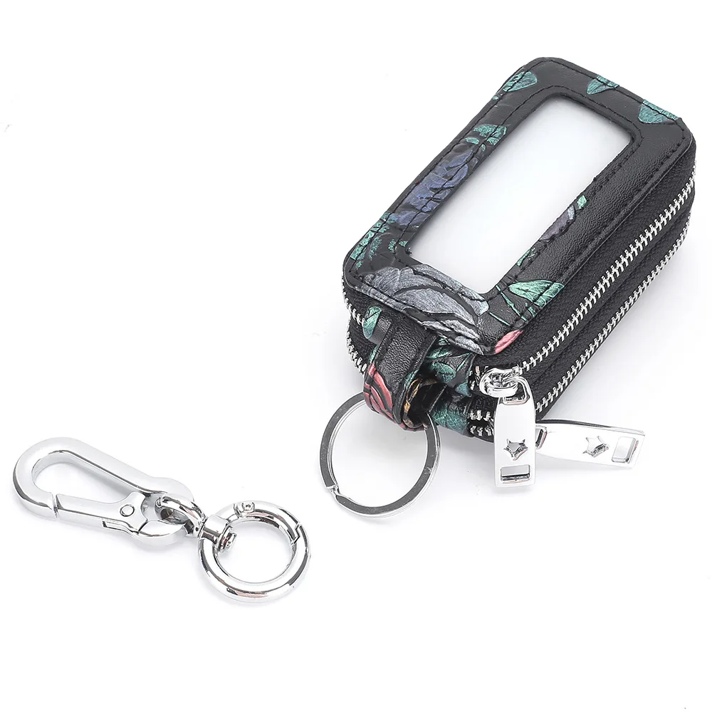 Чехол для автомобильных ключей женская сумка большой вместимости из натуральной