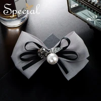 special european and american temperament elegant anti skid butterfly knot hair decoration duckbill clip hair clip s1961h