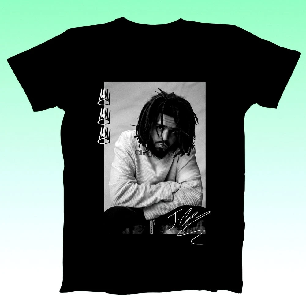 J Cole Shirt J. Коул Дж. рубашка Фан арт Dreamville Футболка fan art and merch | Мужская одежда
