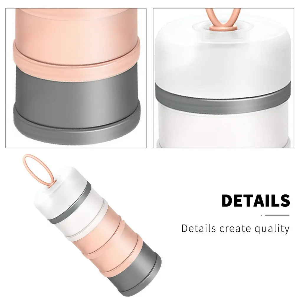 4-секционный измельчитель для специй с Портативный младенец сухое молоко коробке