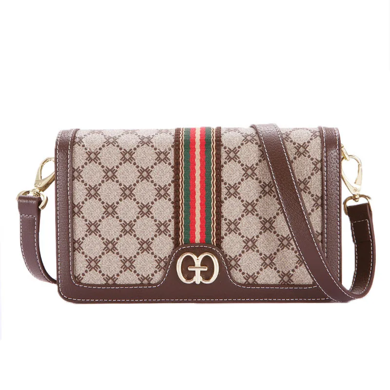 

Classical Plaid Prints Messenger Bag for Womne Luxury Handbags Women Bags Top Quality Genuine Leather Purses and Handbags Gg