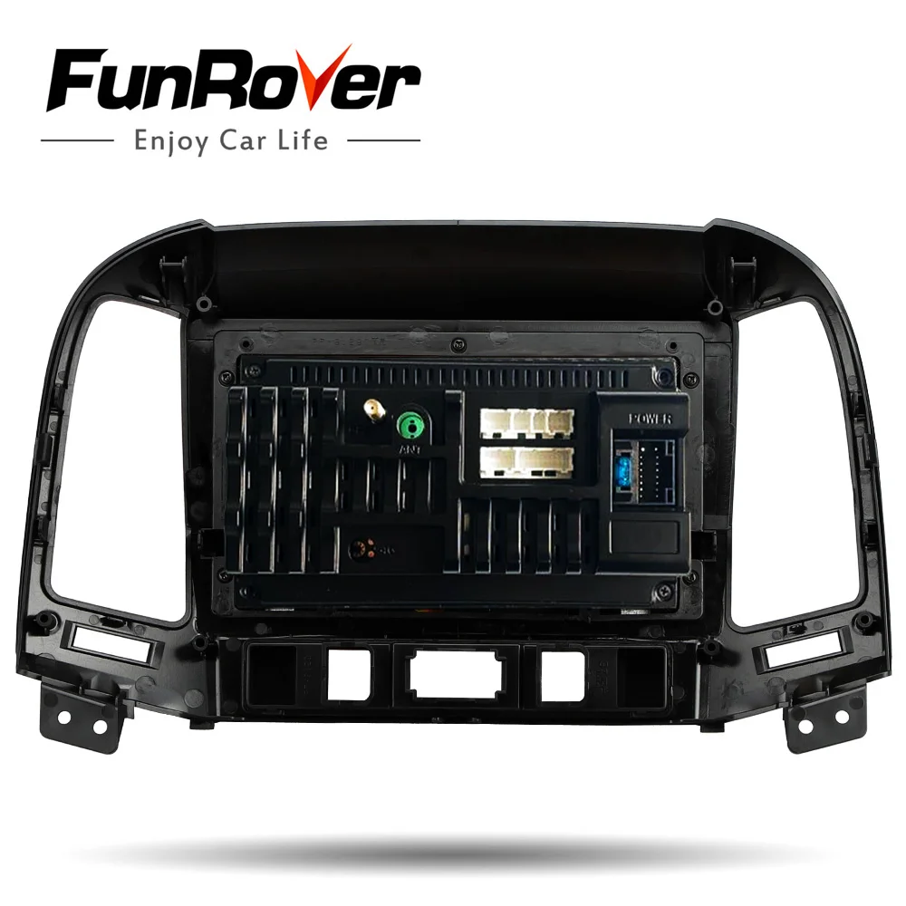 Funrover Android 10 0 для HHyundai Santa Fe 2 2006 2012 автомобильный Радио Мультимедиа Видео плеер
