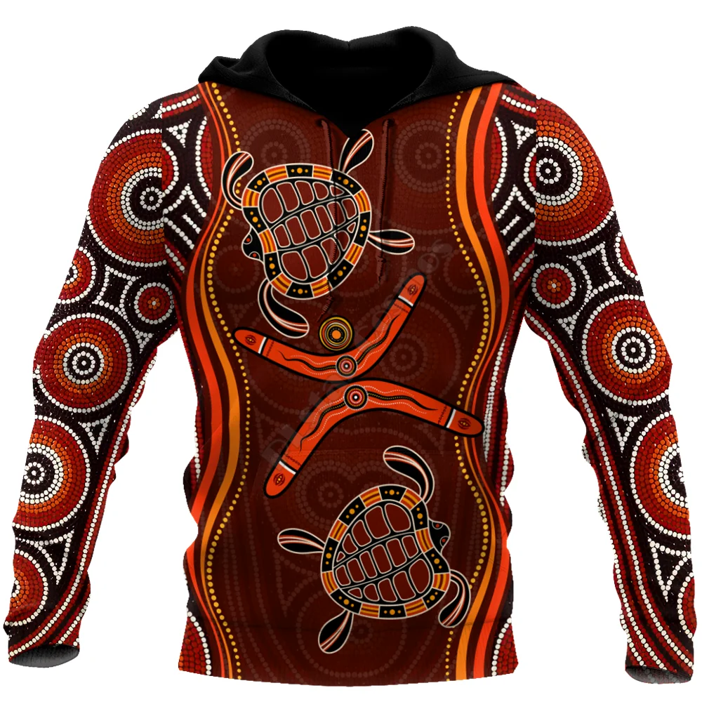 

Aboriginal Naidoc Week Heal the Turtle 3D Printed Hoodies zipper hoodie women men Pullover streetwear Cosplay Costumes