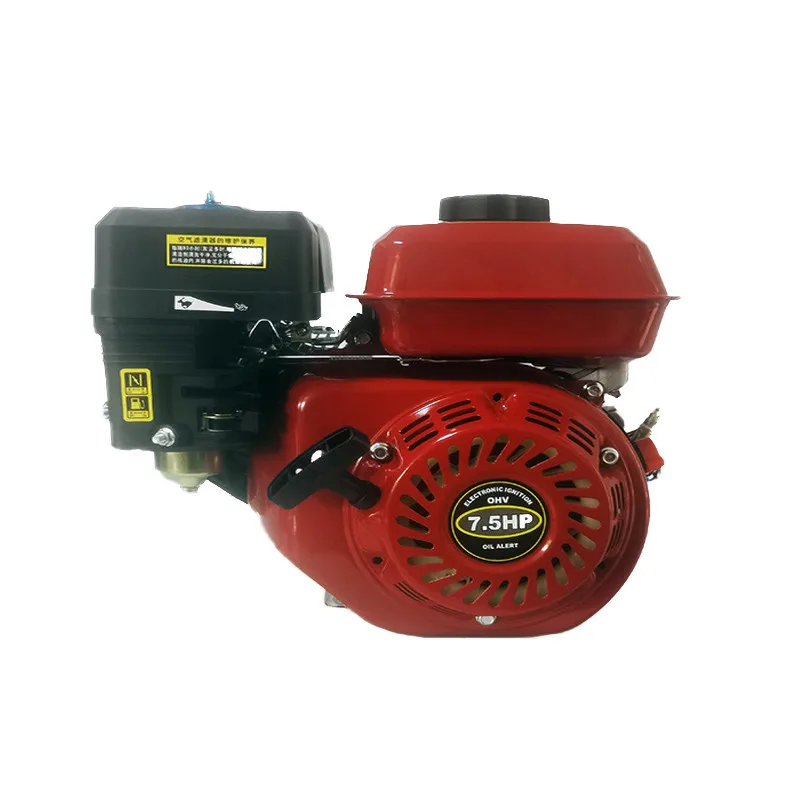6.5HP 4-тактный бензиновый двигатель 168F 196CC 0.6L OHV с воздушным охлаждением