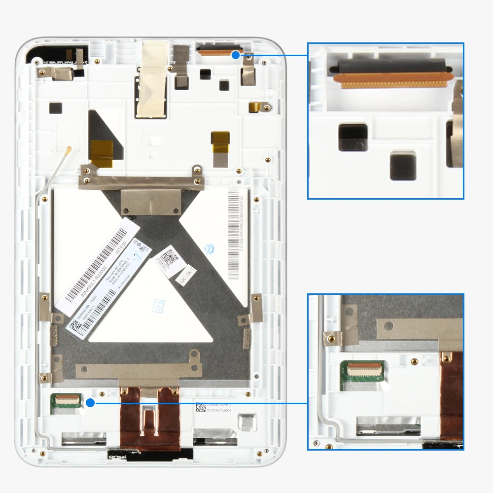 

8" For Asus MeMO Pad 8 ME180 ME180A K00L Digitizer Touch Screen with LCD Display Matrix Panel Tablet PC Assembly with Frame