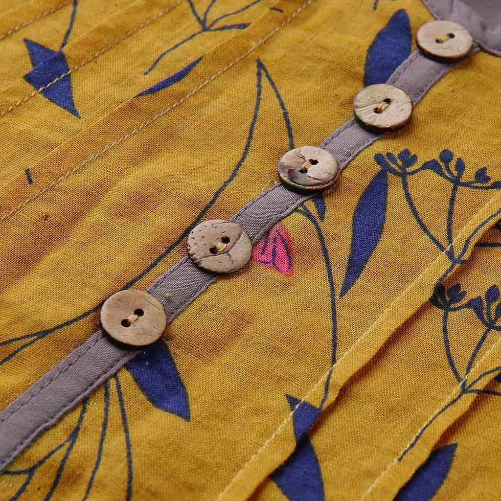MISSOMO vestidos платье Для женщин Повседневное плюс Размеры летнее, длинное, макси платье девушка праздничной Стиль Feminino с винтажным принтом дропшиппинг 81
