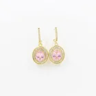 Золотые Подвесные серьги Дубай 18 карат, ювелирные серьги из розового золота с кисточками для свадебной вечеринки, элегантные и красивые женские аксессуары