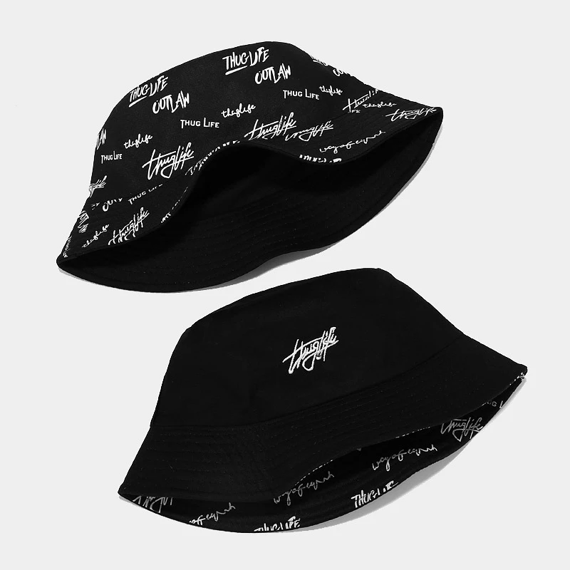 2021 Bucket Hats Women Fishing Men Hat Summer Panama Fashion Double-sided Wear Fisherman Cap for Boys Girls General | Аксессуары для