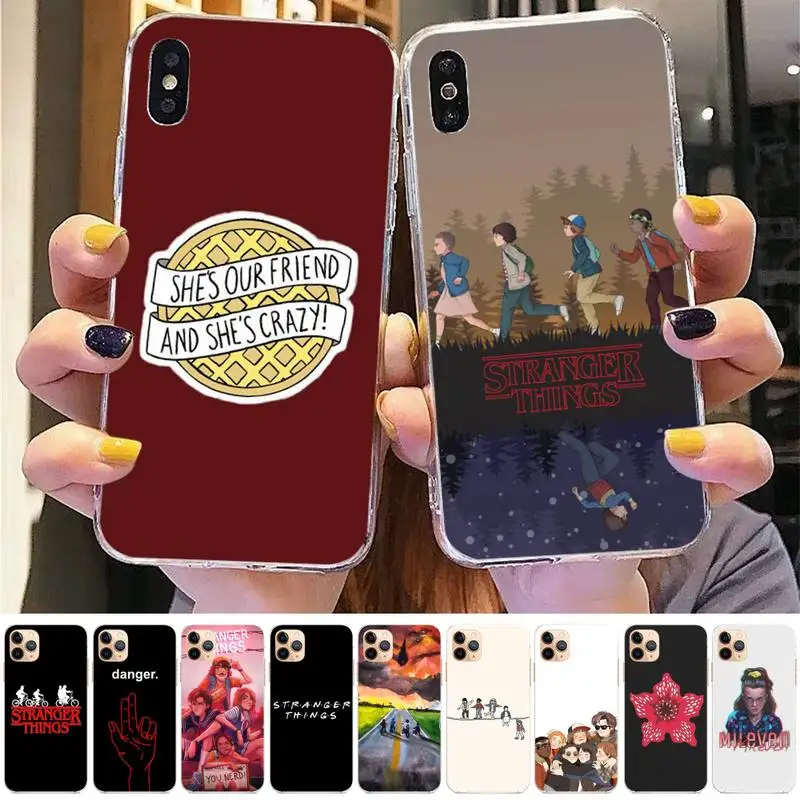 

Stranger Things Phone Case for iphone 13 11 12 pro XS MAX 8 7 6 6S Plus X 5S SE 2020 XR case