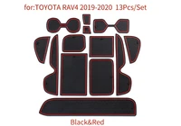 anti slip rubber cup cushion door groove mat for toyota rav4 xa50 rav 4 50 mk5 2019 2020 accessories car stickers mat for phone