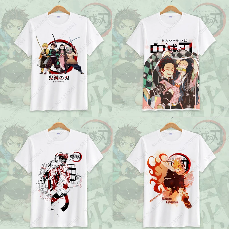 Demon Slayer Kimetsu No Yaiba/детская футболка для косплея; костюмы для мужчин и женщин; Японские футболки; топы; Kamado Tanjirou Nezuko; аниме; наряд